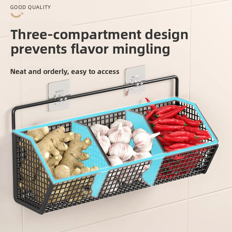 Kitchen Wall Organizer – Space Saving Storage Basket