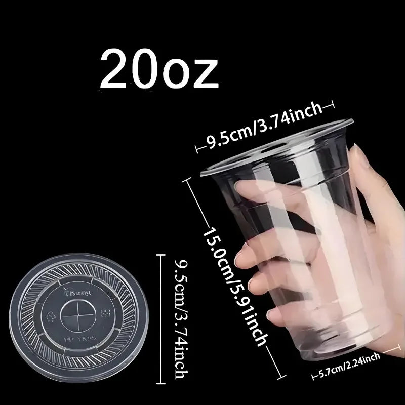 Disposable Plastic Cup with Lid